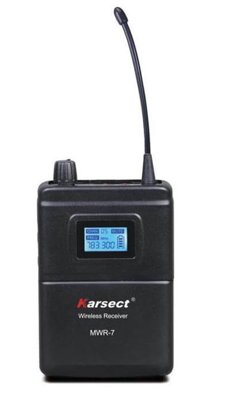 Karsect MWR-7 trådløs in-ear monitormottaker  