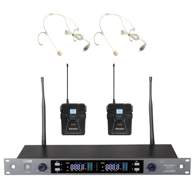 Hovedbilde Karsect JRU810-PT51C-HT3A trådløs 2 x tynde ...