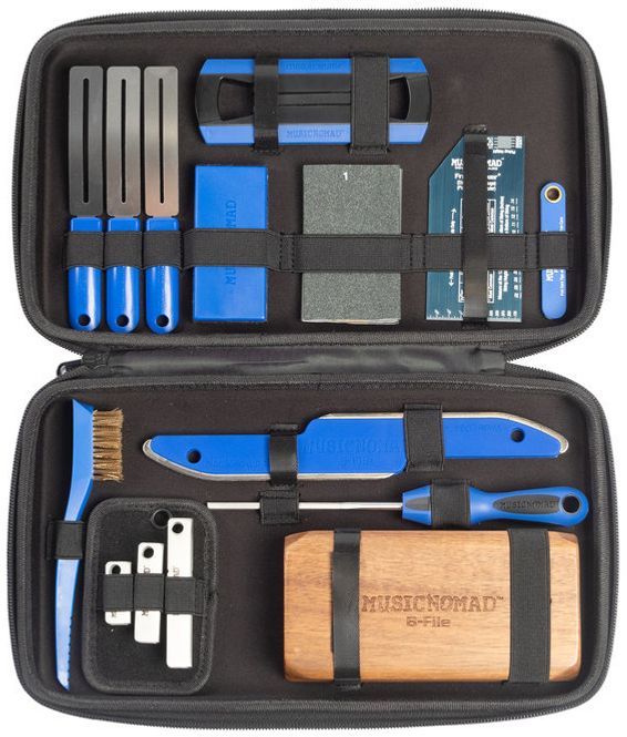 Hovedbilde MusicNomad MN880 Premium Guitar Tech Fret Tool Set - 18 deler