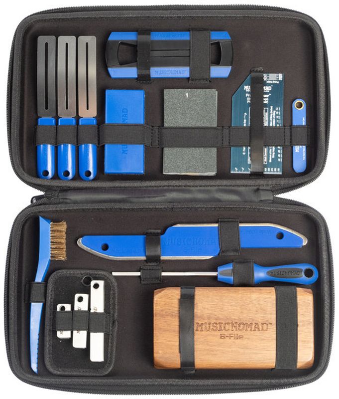 MusicNomad MN880 Premium Guitar Tech Fret Tool Set - 18 deler