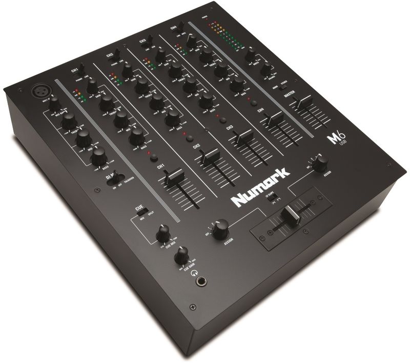 Numark M6 4-Channel USB DJ Mixer 