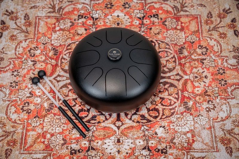 Meinl STD2BK Steel Tongue Drum, A-Akebono, Black