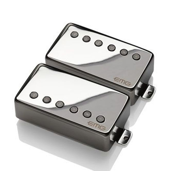 Hovedbilde Emg 57/66-SET-C Pickup set Humbucker aktiv Chrome