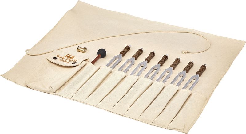 Meinl TTF-SET-CHA-R Therapy Tuning Fork Rollup Chakra Set