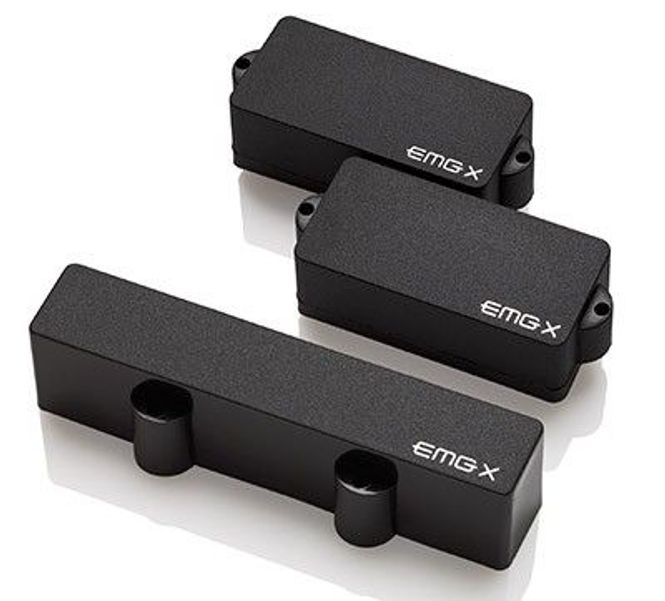 Hovedbilde Emg PJAX-SET-BK Pickup Set P+J-Bass aktiv Black