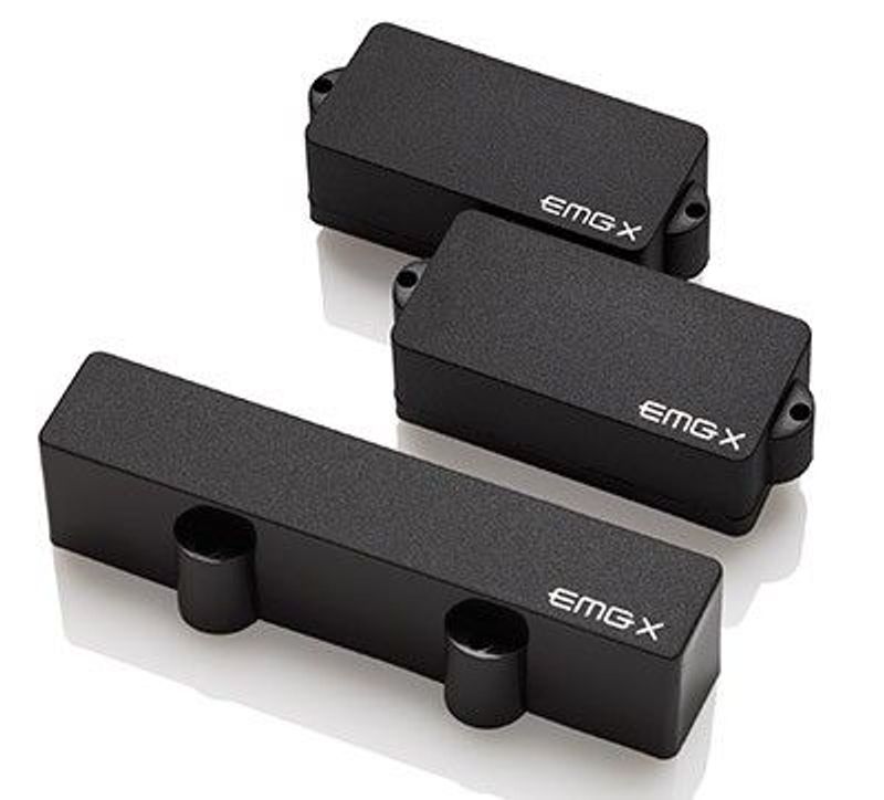 Emg PJAX-SET-BK Pickup Set P+J-Bass aktiv Black