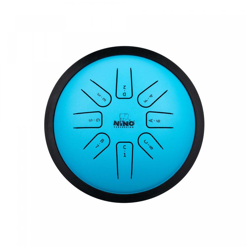 Nino NINO981 NINO Steel Tongue Drum, Small 7'', Blue