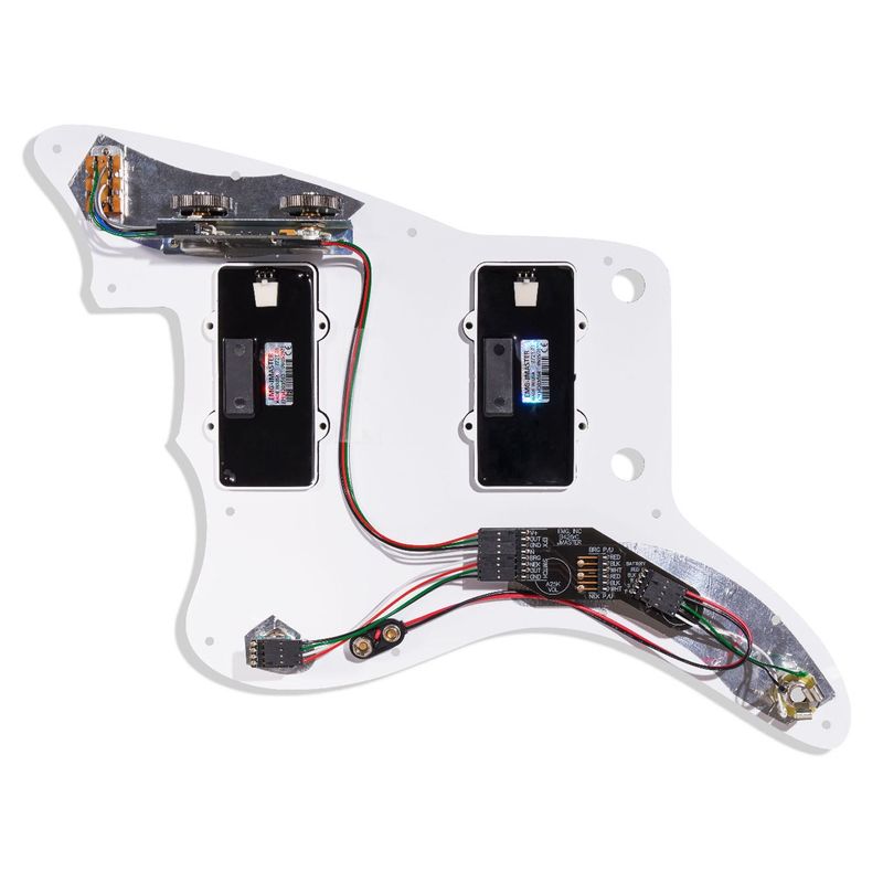 Emg JMASTER SYSTEM WHITE JMASTER Pickguard System, White