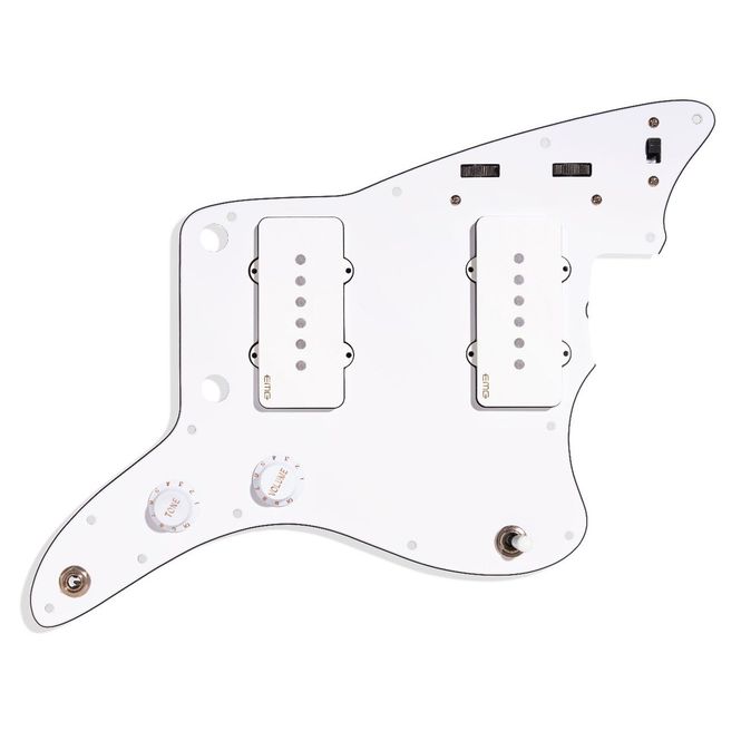 Hovedbilde Emg JMASTER SYSTEM WHITE JMASTER Pickguard ...