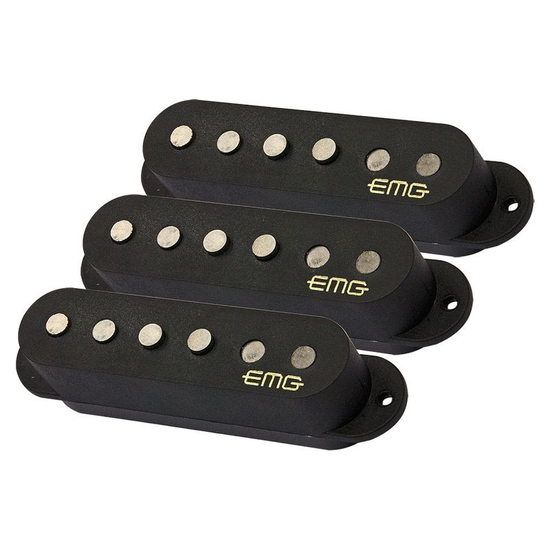Emg SV-SET-BK Pickup set Single aktiv Black