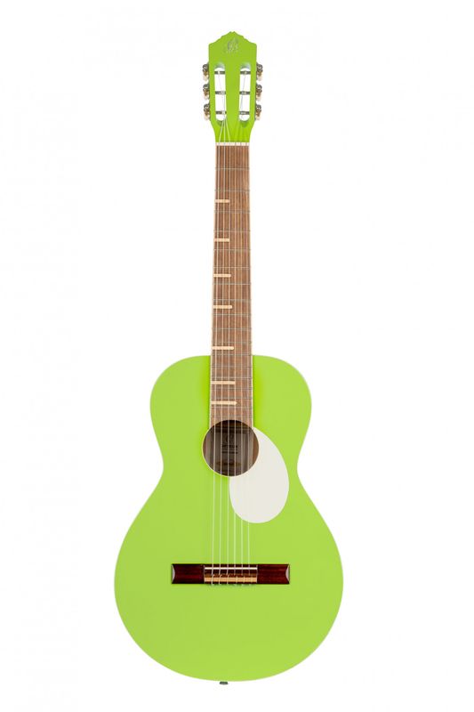 Ortega RGA-GAP Klassisk gitar Parlor body, Gaucho, Green Apple
