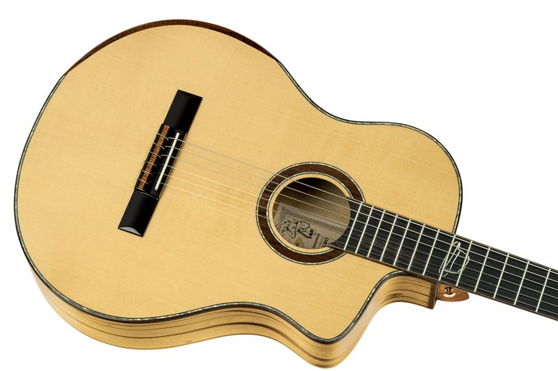 Ortega BYWSM Klassisk gitar med mik, Billy Watman Signature