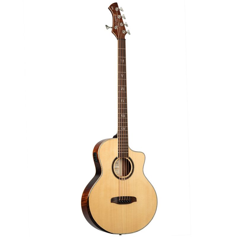 Ortega KTSM2-5 Akustisk bas 5-str. m/mik, Ken Taylor, Long scale