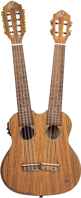 Hovedbilde Ortega HYDRA Twin-neck Tenor ukulele med softcase