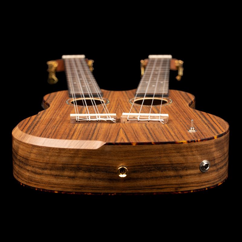 Ortega HYDRA Twin-neck Tenor ukulele med softcase