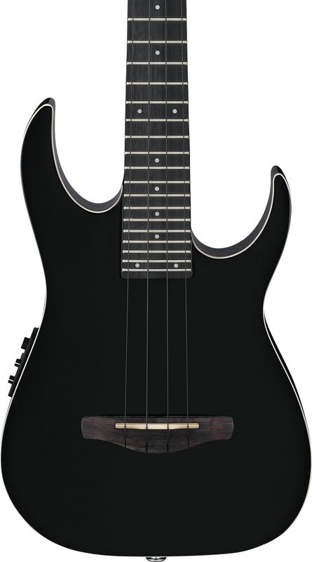 Ibanez URGT100-BK Ibanez Tenor Ukulele m/mik, bag  RG style, Black