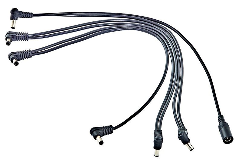Ortega ODC6 DC Power Splitter Cable, 6 pedaler