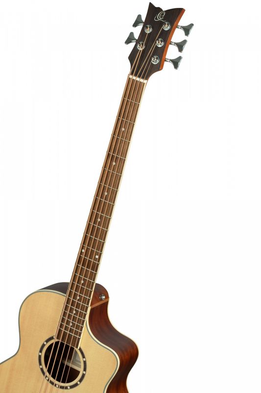 Ortega D7CE-5 5-strängad Akustisk bas med mik, Cutaway, Natural