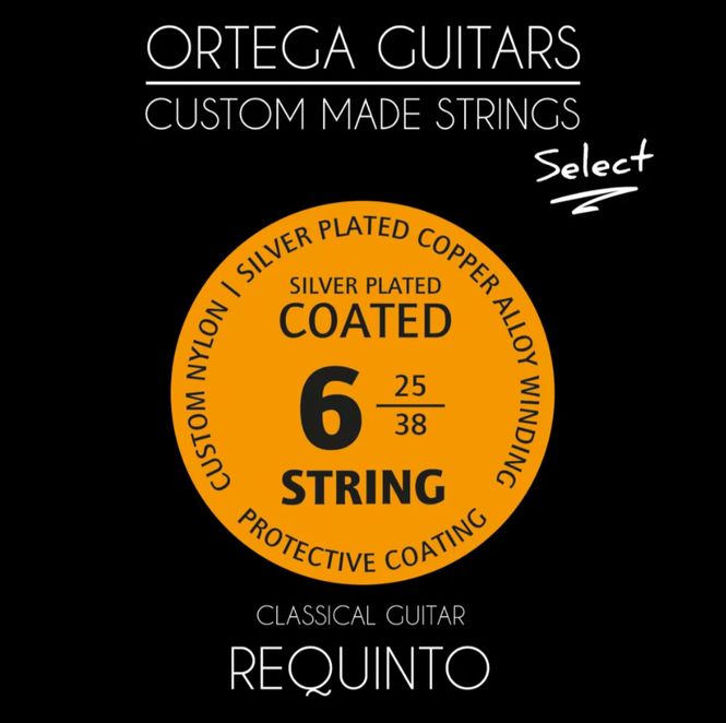 Hovedbilde Ortega RQS Strängset Requinto 1/2 scale, Coated, ...