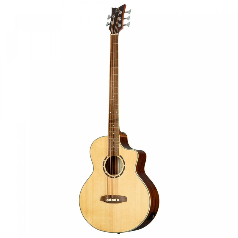 Ortega D7CE-5 5-strängad Akustisk bas med mik, Cutaway, Natural