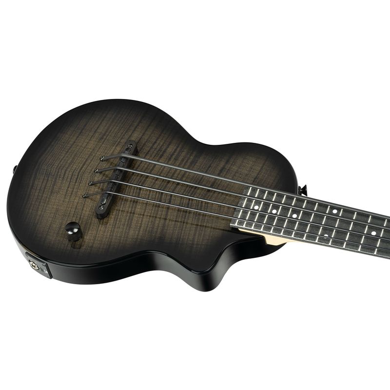 Ortega NEO-BS-TGB Ukulele bas med mik,  Solid body