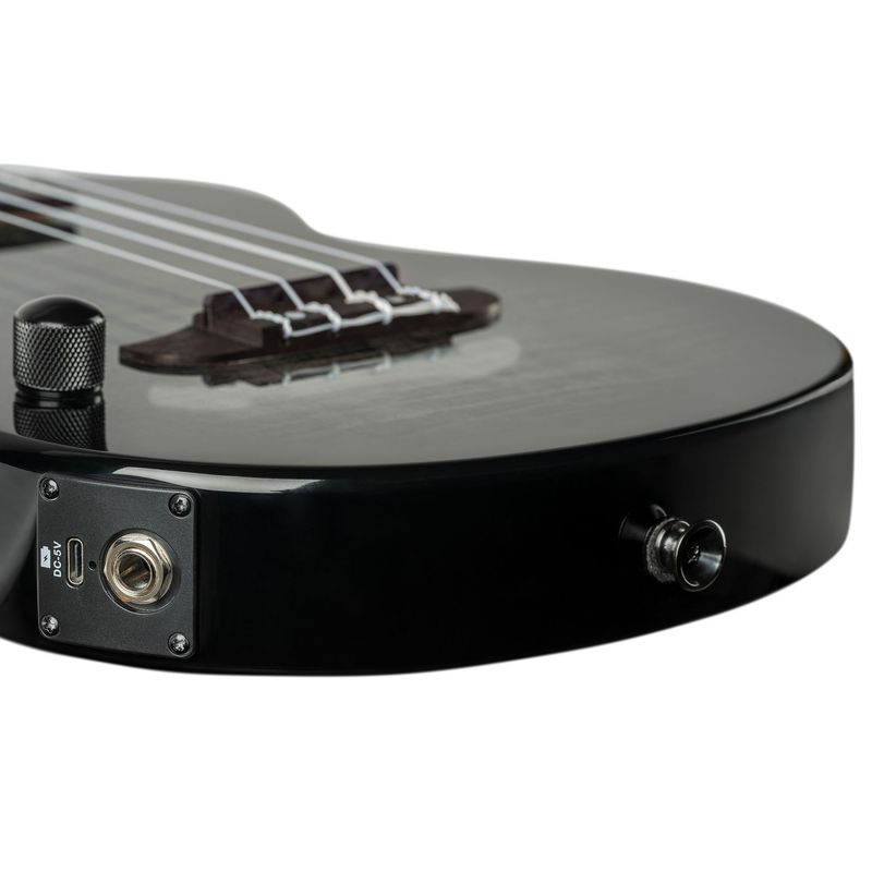 Ortega NEO-U-TGB-L Tenor ukulele med mik, Solid body, Left