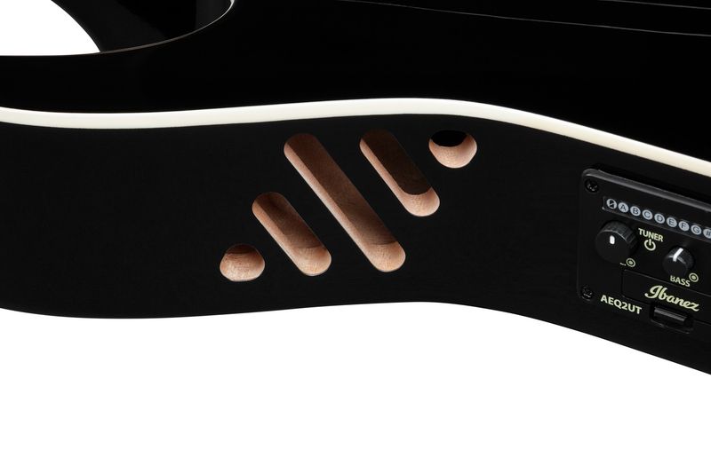 Ibanez URGT100-BK Ibanez Tenor Ukulele m/mik, bag  RG style, Black
