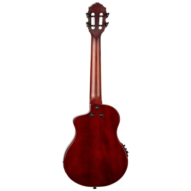 Ortega RTPS-U-NAT Tenor ukulele med mik, Tourplayer