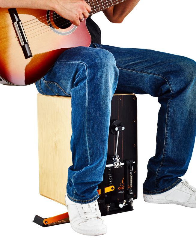 Ortega OSTBCJ-BU Stomp Box Cajon Bundle