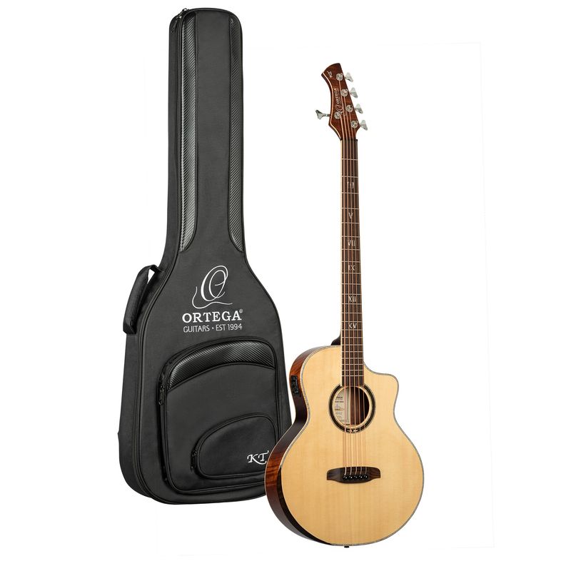Ortega KTSM2-5 Akustisk bas 5-str. m/mik, Ken Taylor, Long scale