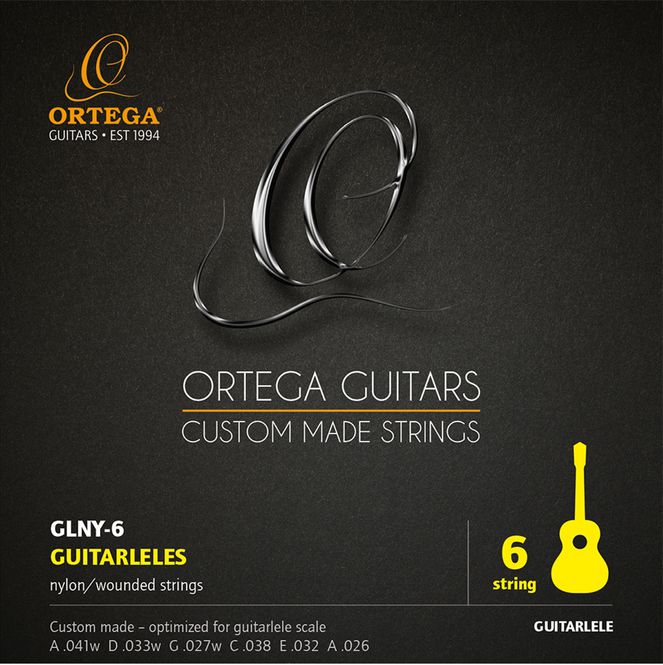 Hovedbilde Ortega GLNY-6 Strängset Guitarlele/Travel guitar