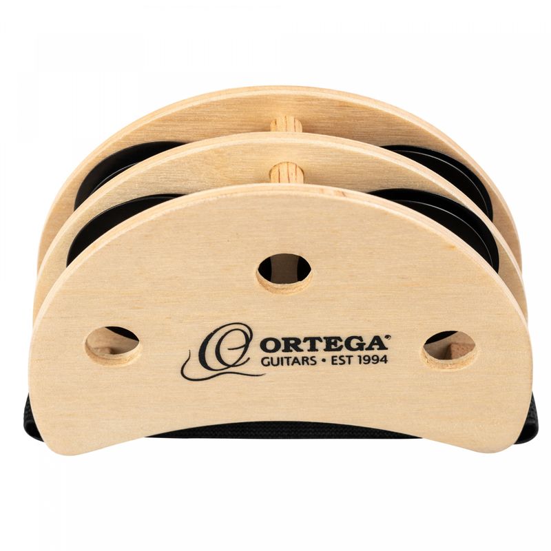 Ortega OGFT-NT Guitarist Foot Tambourine, Natural