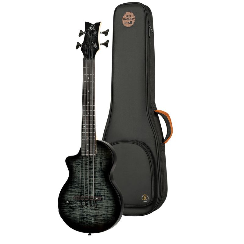 Ortega NEO-BS-TGB-L Ukulele bas med mik,  Solid body, Left