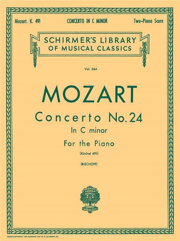 Wolfgang Amadeus Mozart - Concerto No. 24 in C Minor, K.491