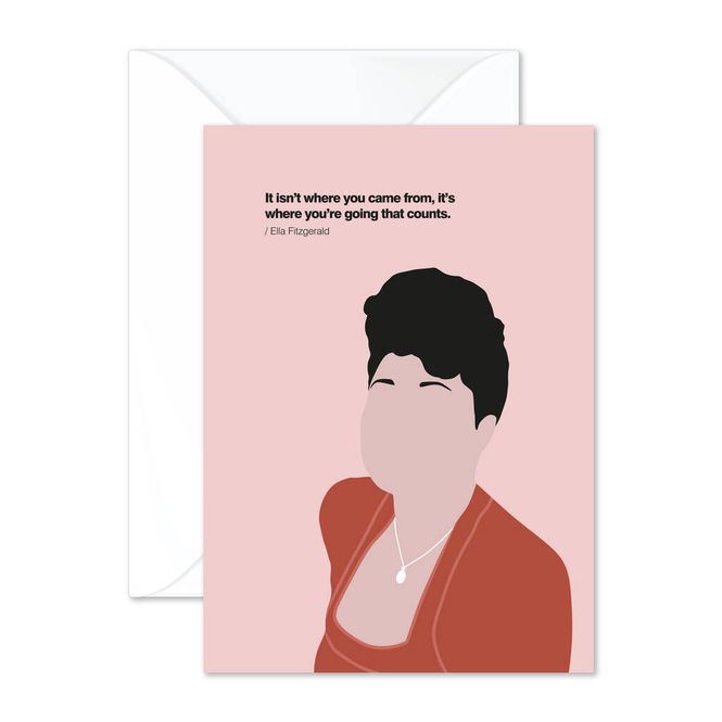 Hovedbilde Ella Fitzgerald Greetings Card