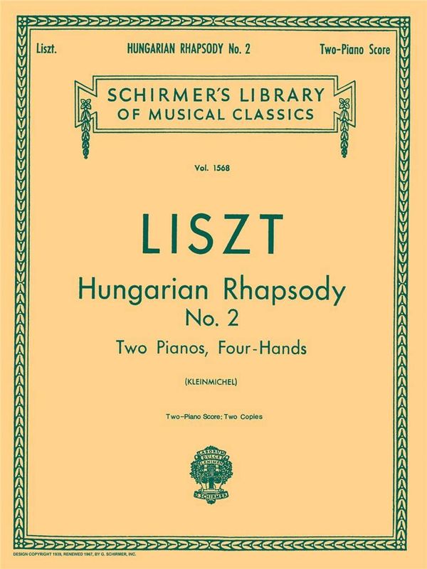 Franz Liszt - Hungarian Rhapsody No. 2 (set)