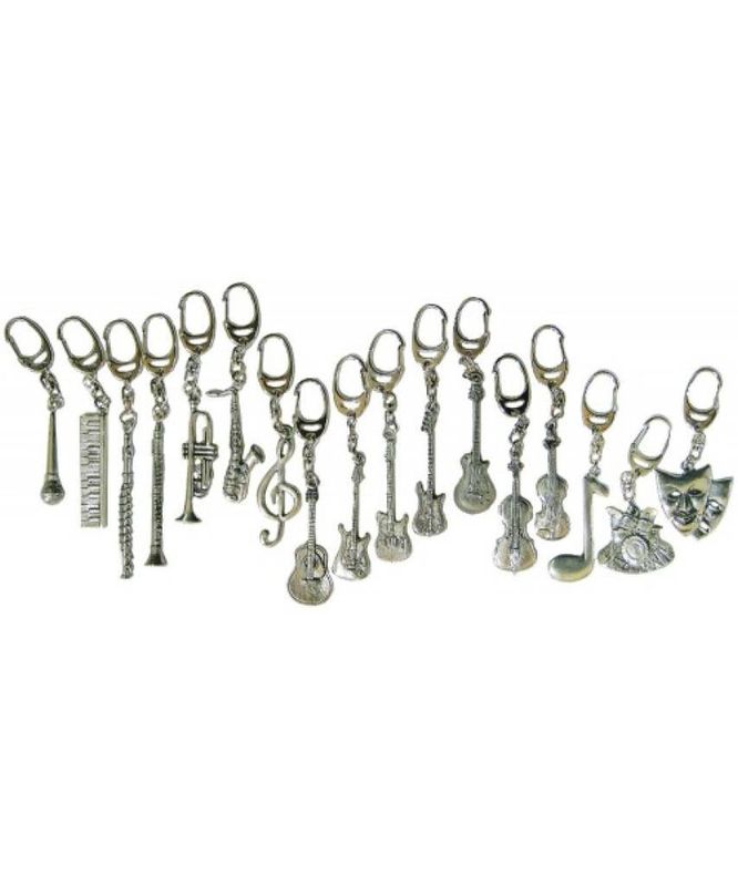 Pewter Keyring Clarinet