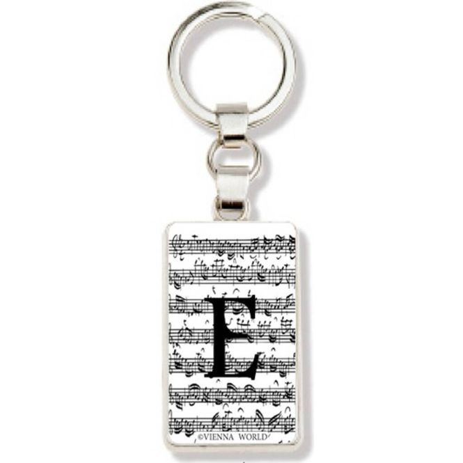 Hovedbilde Keyring Letter E white