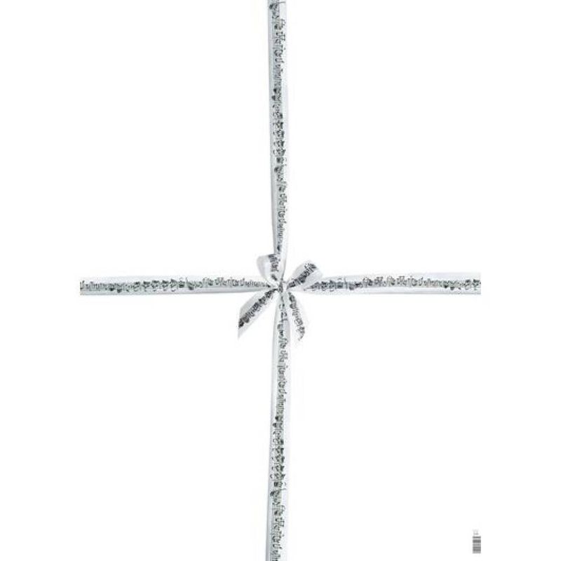 Wrapping Paper - Line of Notes With Ribbon