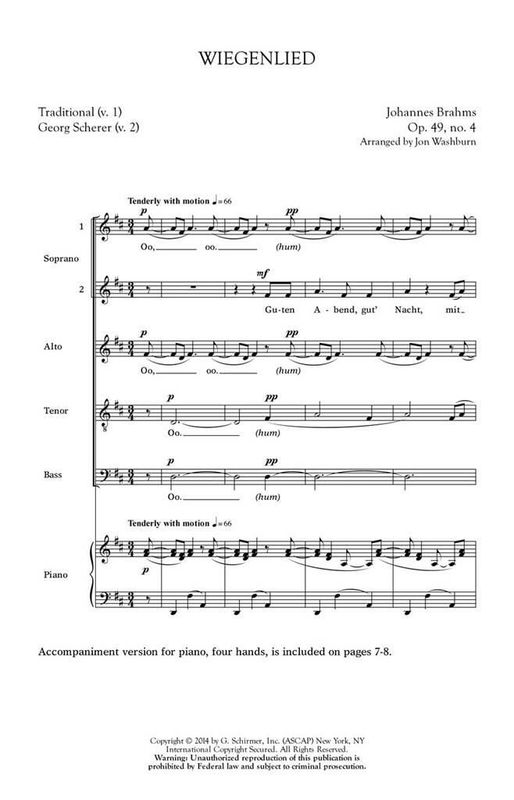 Johannes Brahms - Wiegenlied
