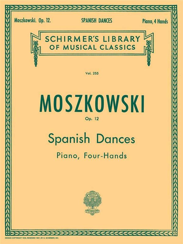 Moritz Moszkowski - 5 Spanish Dances, Op. 12