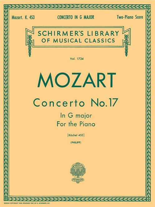 Hovedbilde Wolfgang Amadeus Mozart - Concerto No. 17 in G KV453
