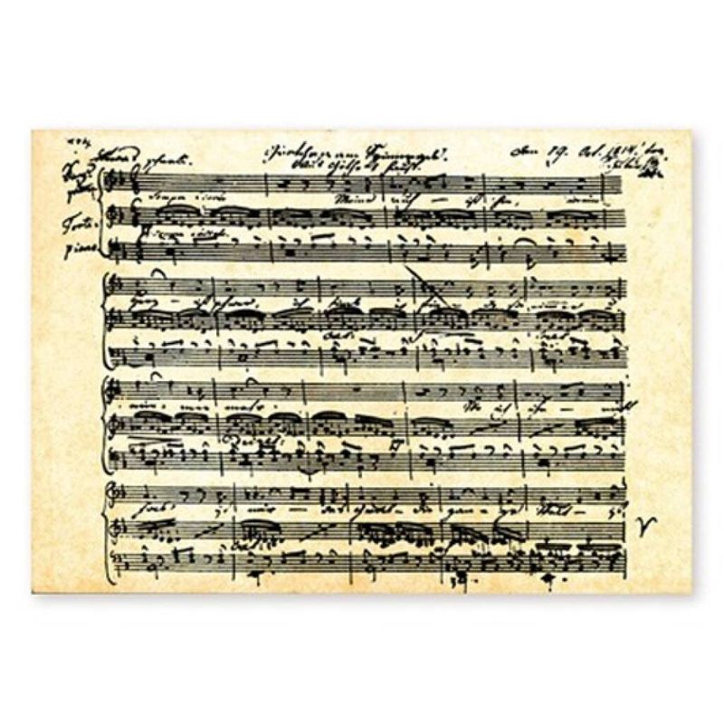 Postcard Schubert - Gretchen am Spinnrad (10 pcs)