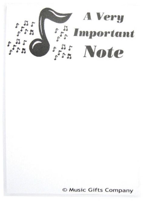 Hovedbilde Very Important Note Notepad