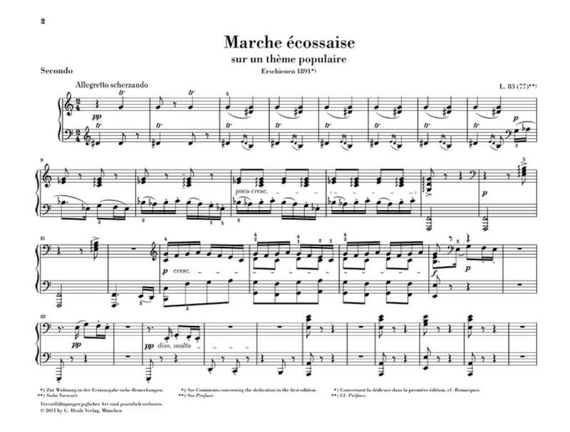 Claude Debussy - Marche écossaise