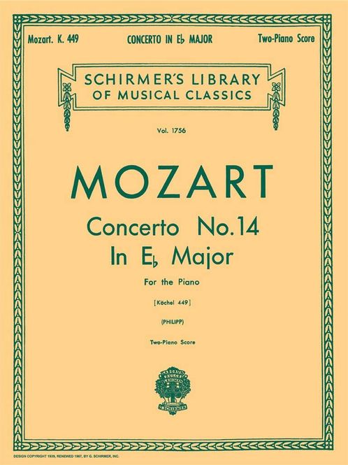 Hovedbilde Wolfgang Amadeus Mozart - Concerto No. 14 in Eb, K.449