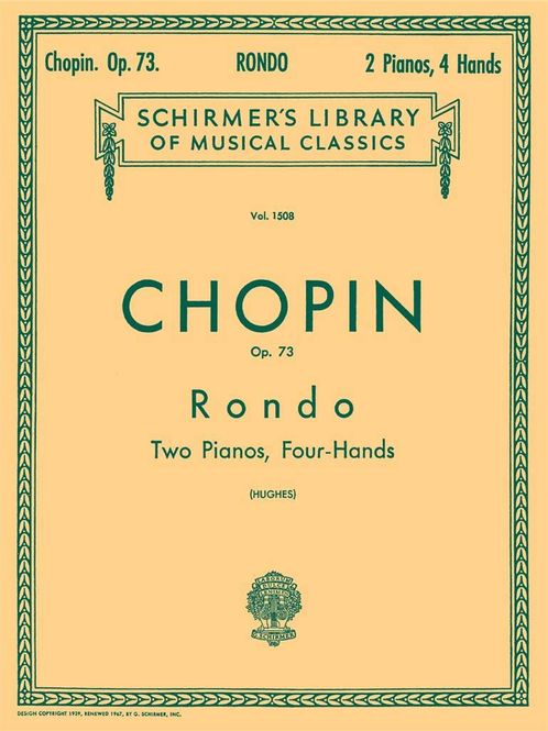 Hovedbilde Frédéric Chopin - Rondo, Op. 73 (2-piano score)