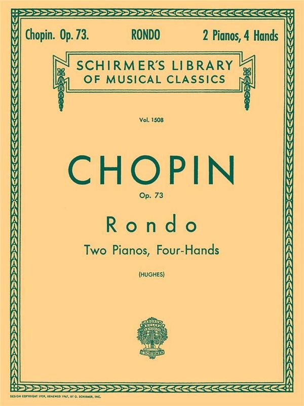Frédéric Chopin - Rondo, Op. 73 (2-piano score)