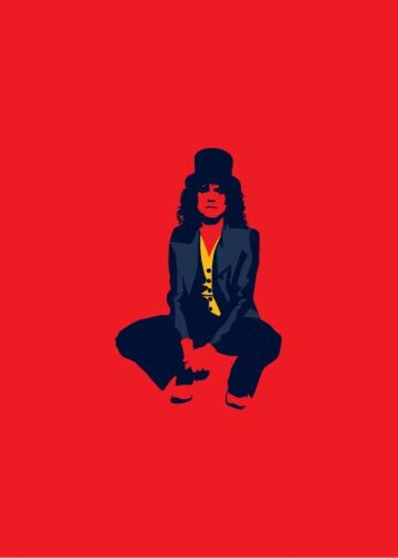 Pop Art Marc Bolan Greetings Card