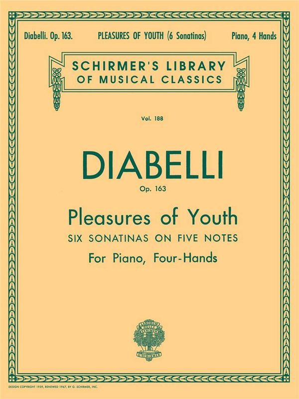 Anton Diabelli - Pleasures of Youth